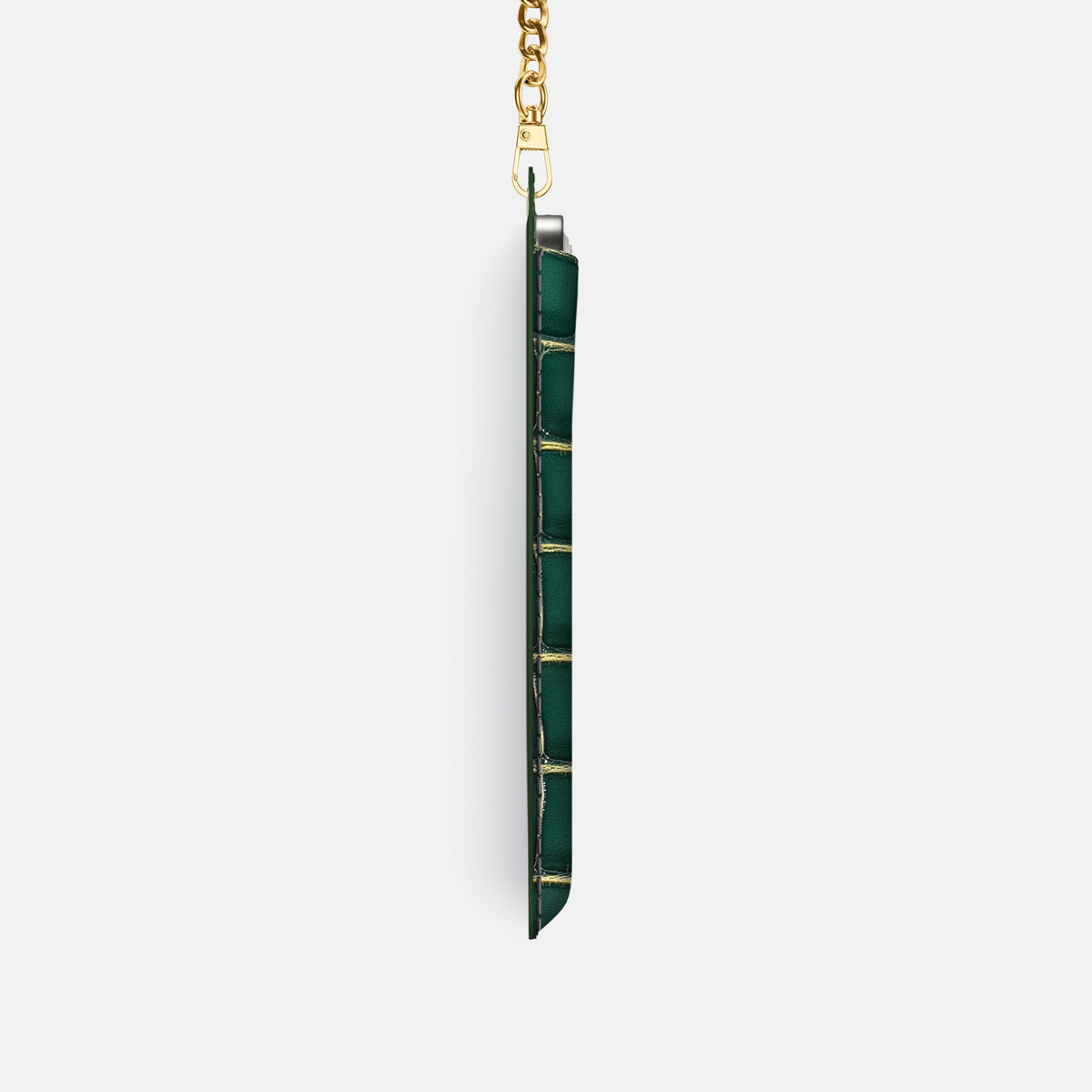 Crossbody Bag For iPhone 17 Pro In Patina Alligator -4 | Cambridge-Gold
