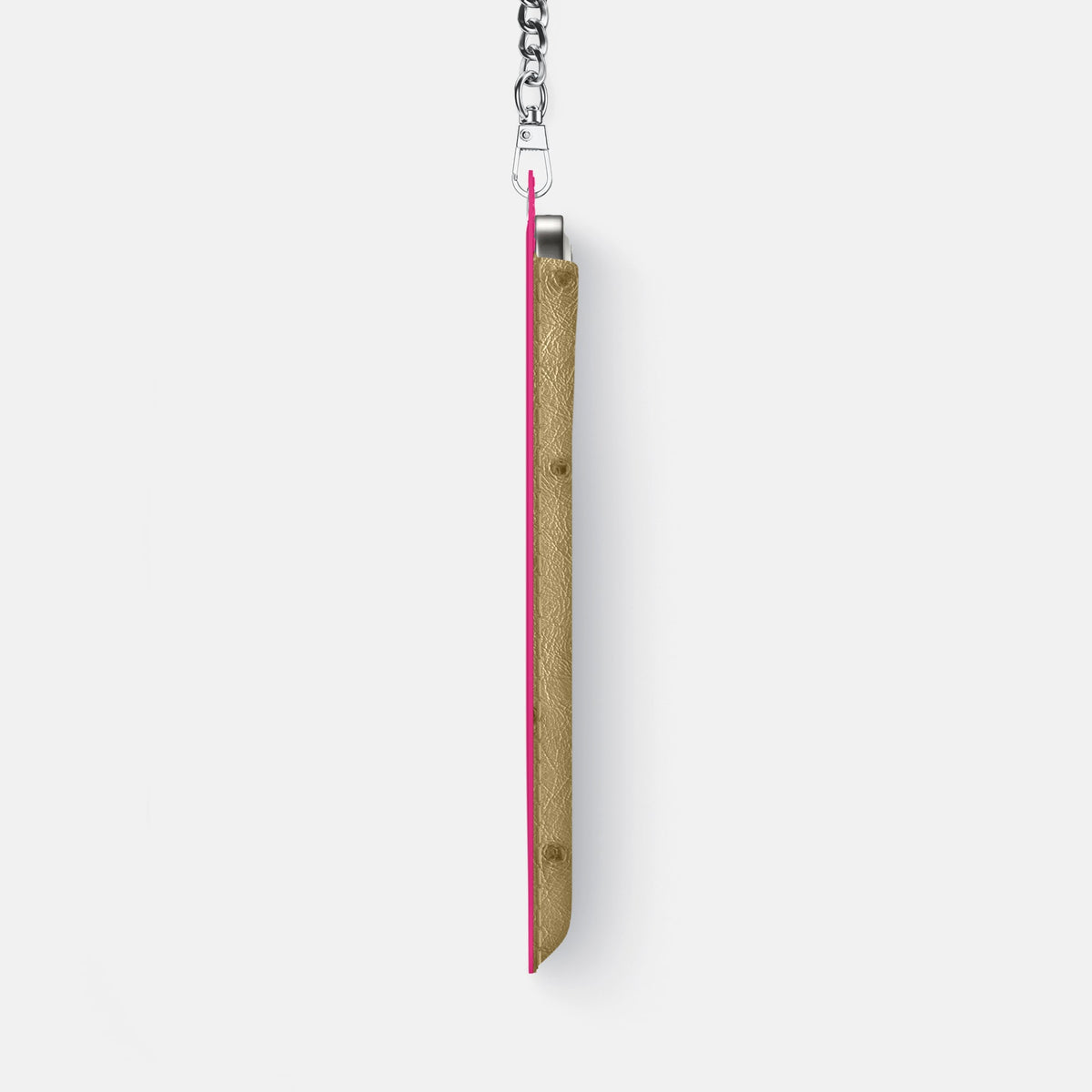 Crossbody Bag For iPhone 18 Pro Max In Ostrich -4 | Desert-Sand-Steel