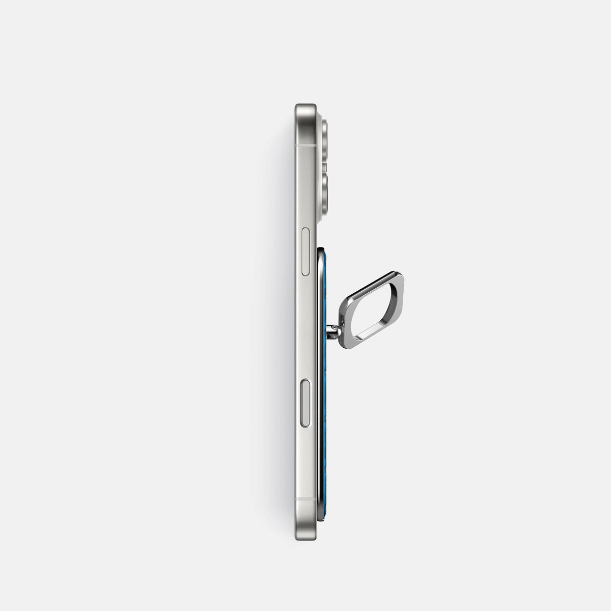 MagSafe Ring For iPhone 18 Pro In Porosus Crocodile -3 | Blue-Lagoon-Steel