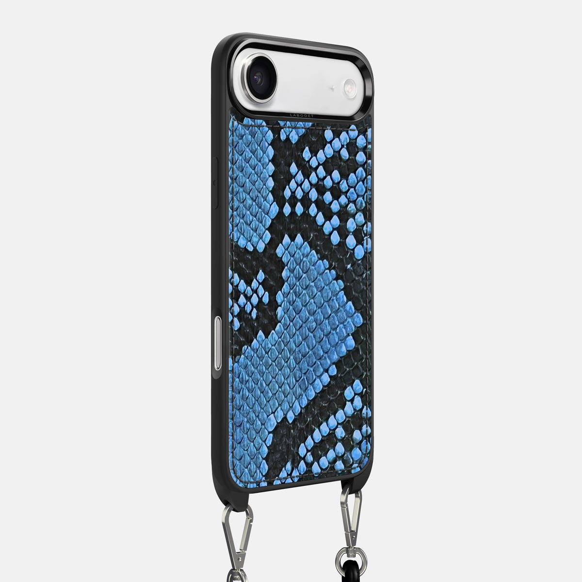 Crossbody Sport Case For iPhone 17 Air In Deluxe Python -2 | Blue-Jeans