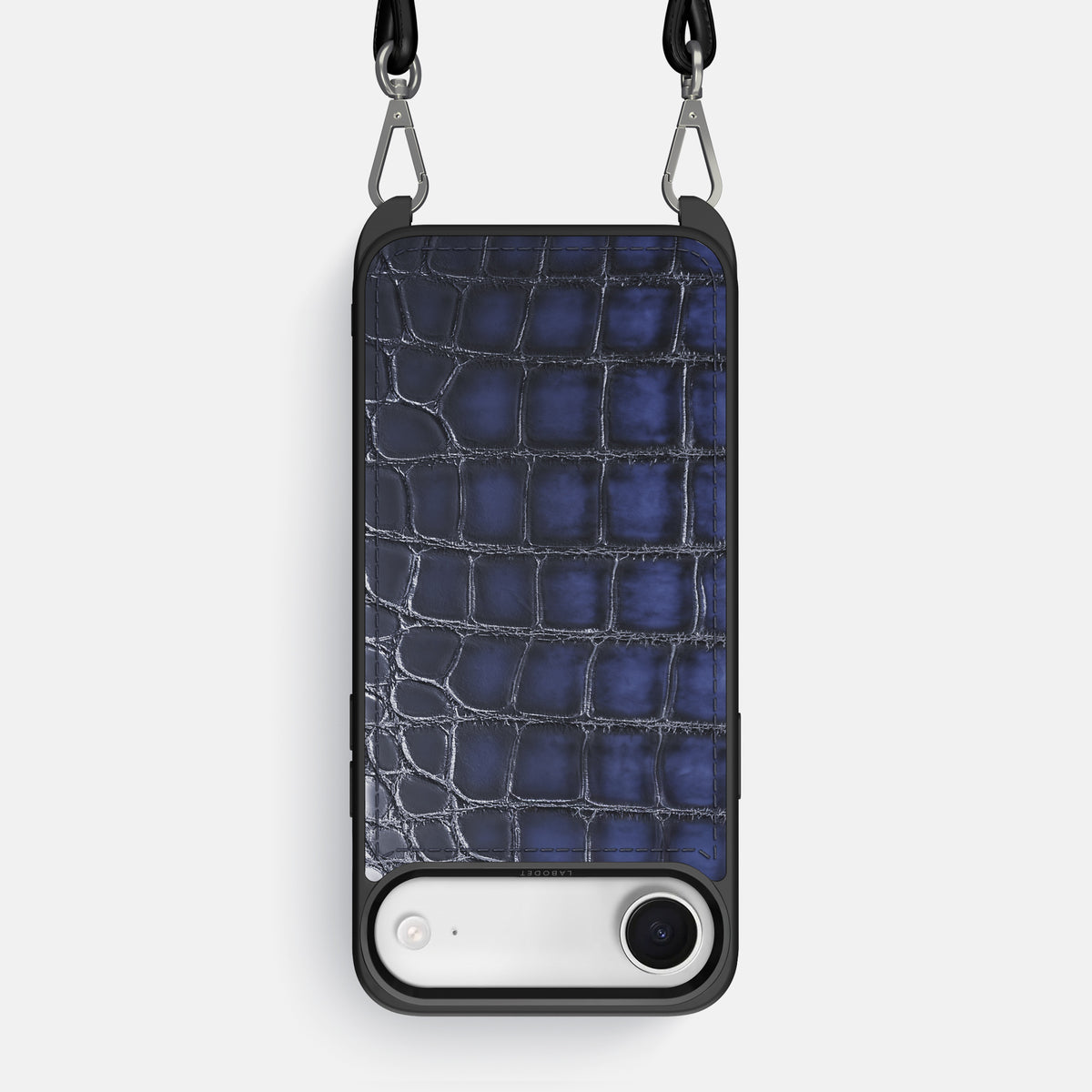 Crossbody Sport Case For iPhone 17 Air In Patina Alligator -1 | Havana-Blue