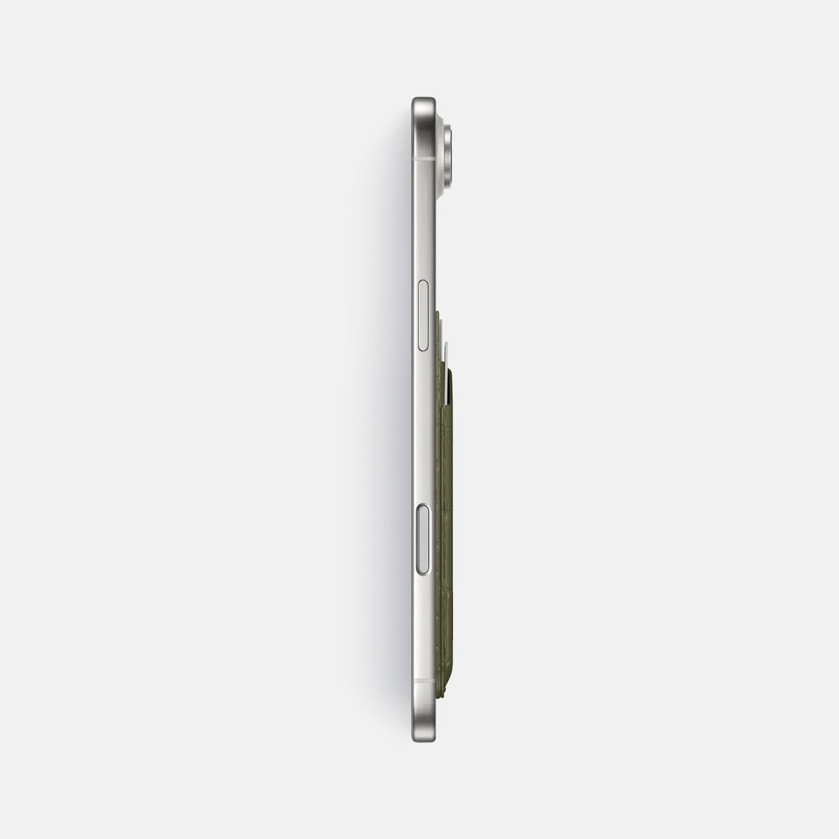 MagSafe Wallet For iPhone 17 Air In Alligator -3 | Kaki-Green