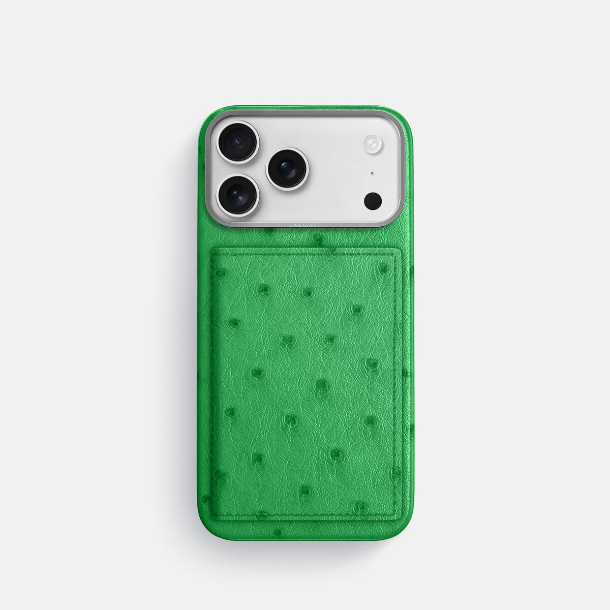 Bi-Fold Case For iPhone 18 Pro In Ostrich -1 | Kentucky-Green-Steel