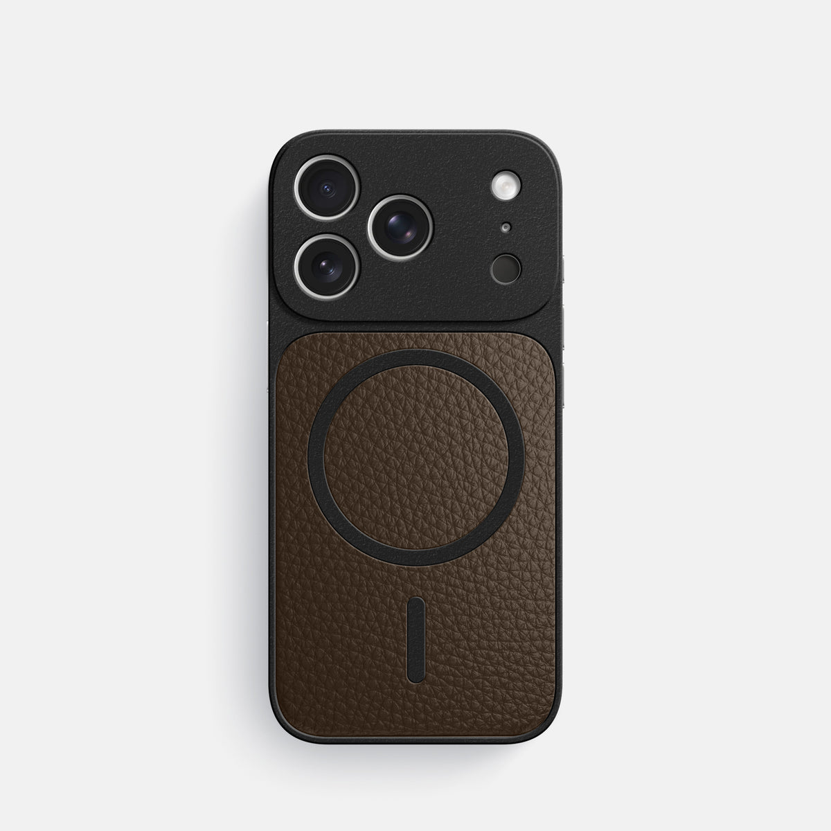 MagSafe Mask For iPhone 17 Pro In Calf -3 | Dark-Brown