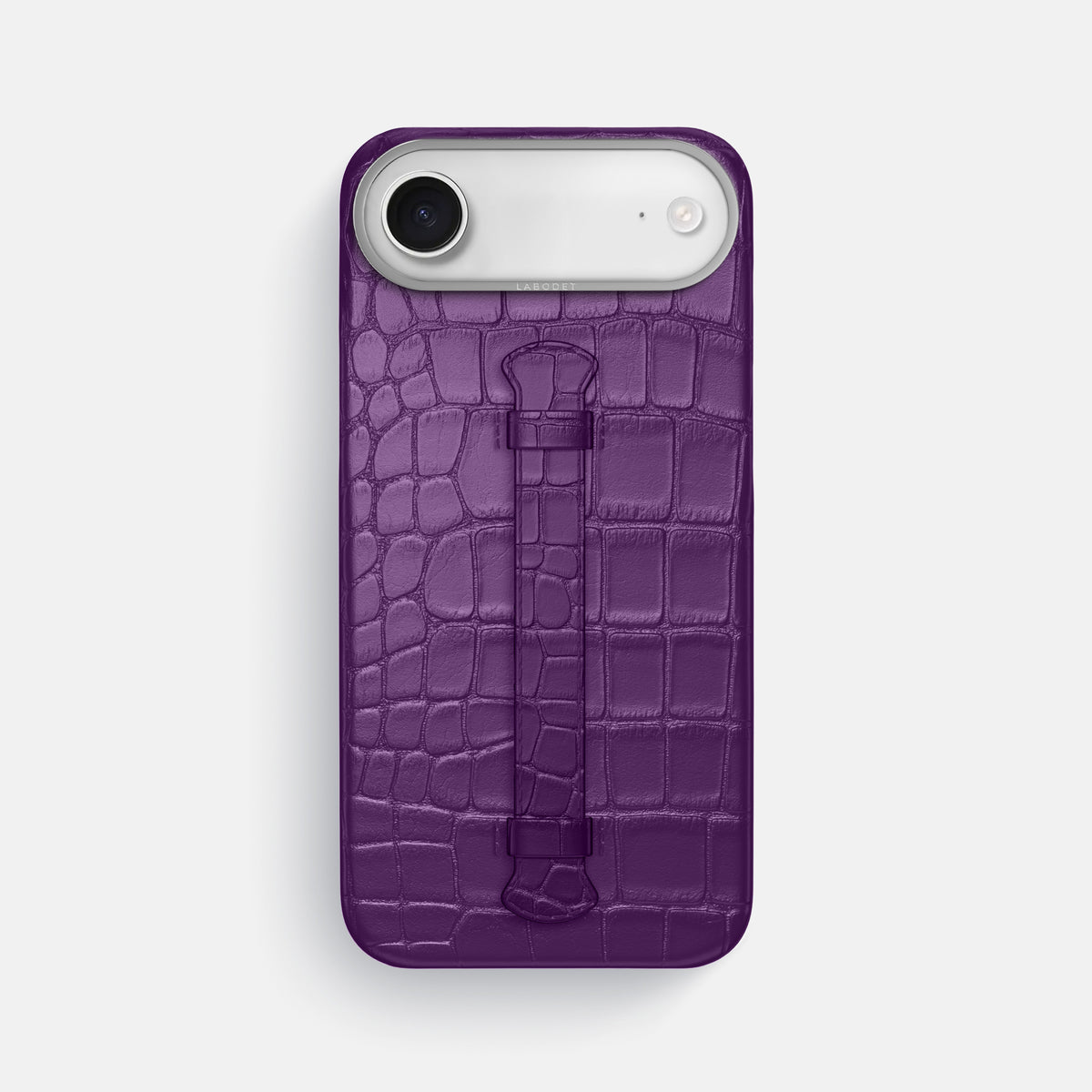 Center Handle For iPhone 17 Air In Alligator -1 | Purple-Steel