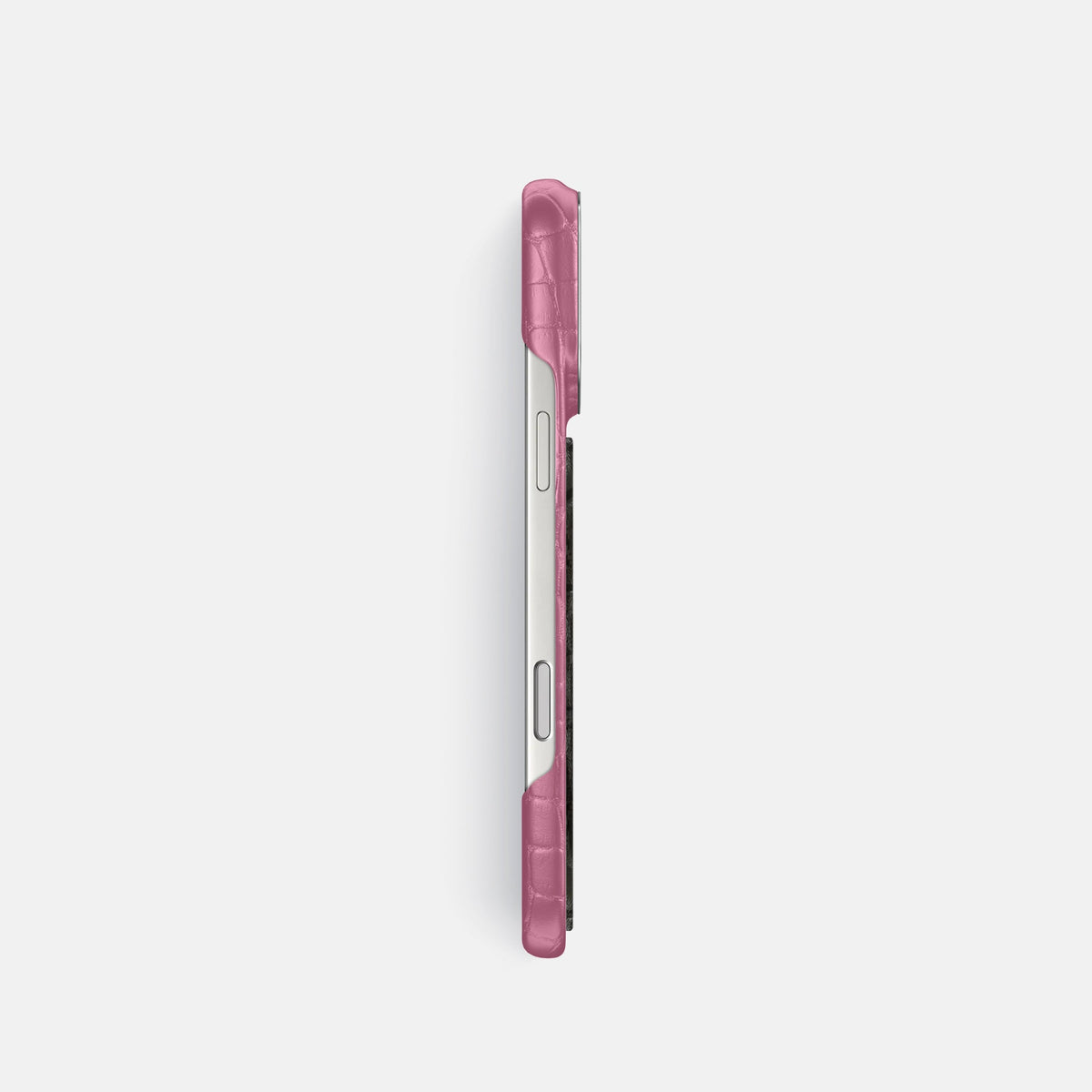 Classic Case With Carbon Dragon For iPhone 18 Pro In Alligator -3 | Pink-Lagoon-Steel