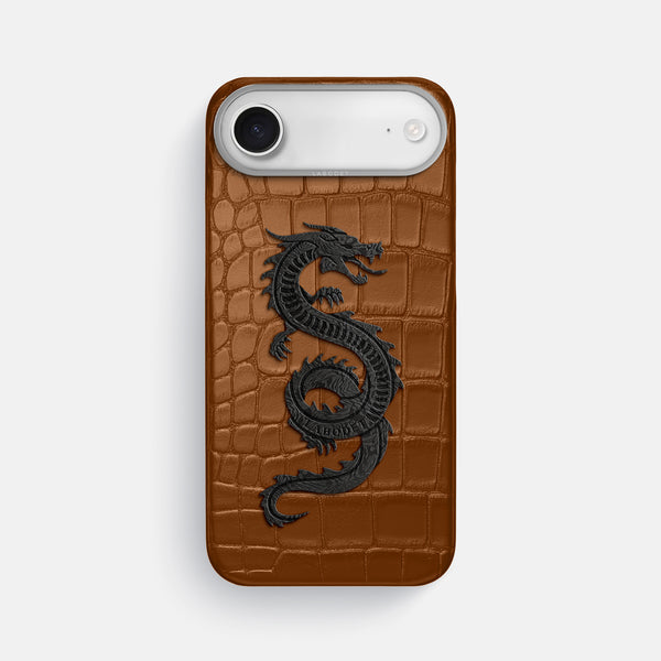 Classic Case With Carbon Dragon For iPhone 17 Air In Alligator