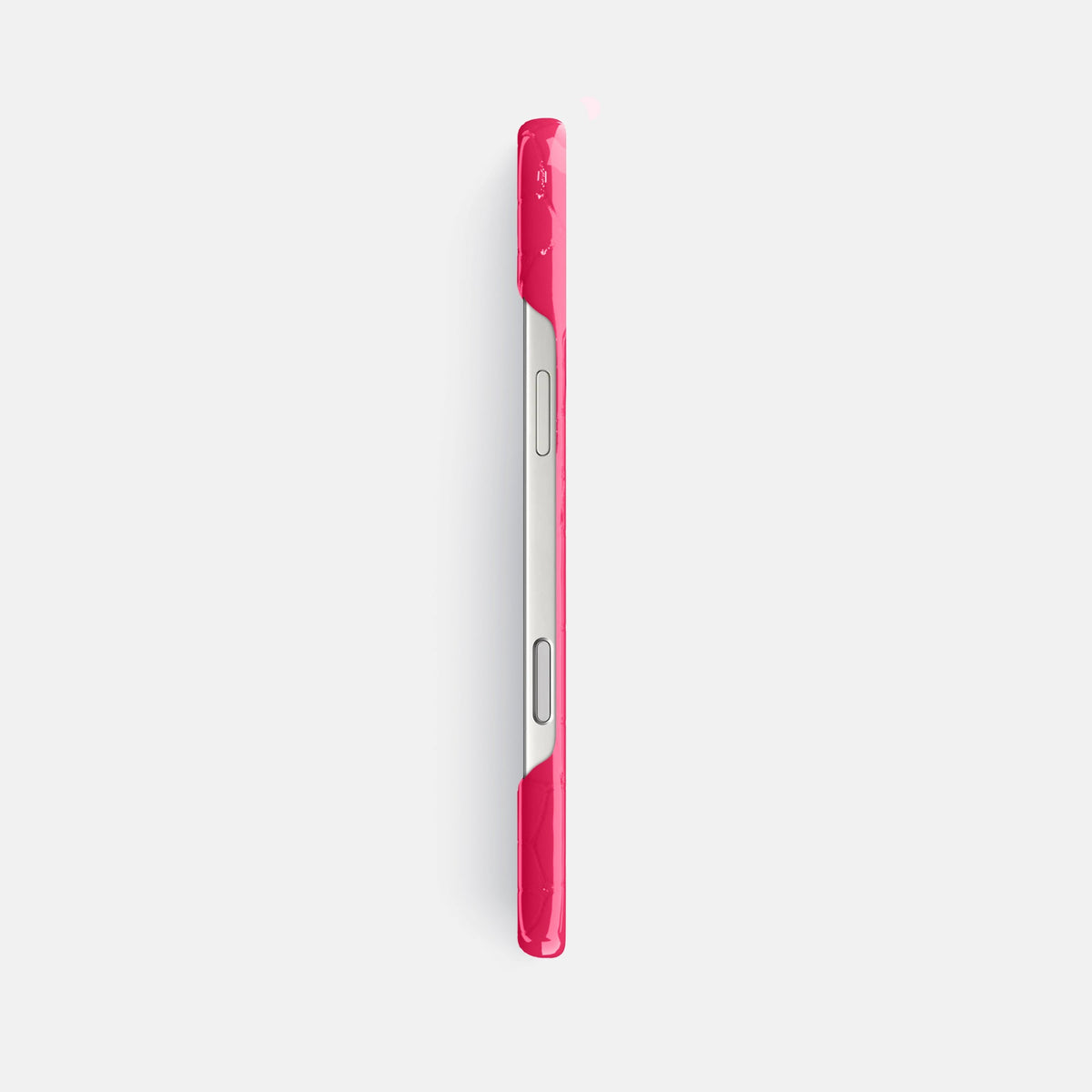 Slim Case For iPhone 18 Pro Max In Shiny Alligator -3 | Pink-Panther