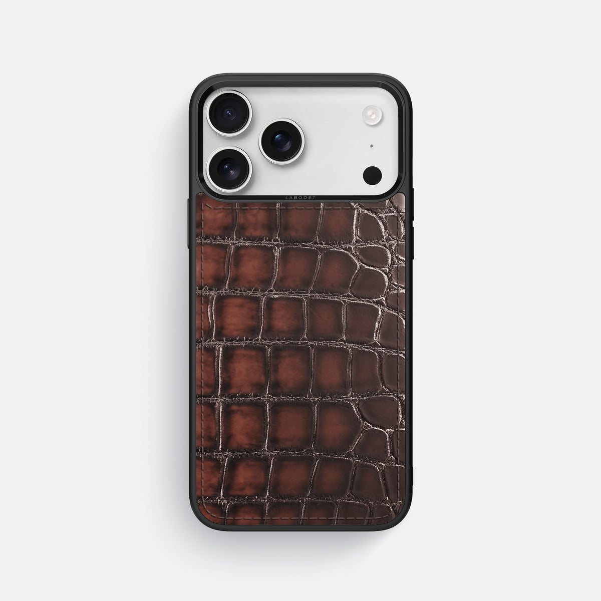 Sport Case For iPhone 17 Pro Max In Patina Alligator -1 | Havana-Brown
