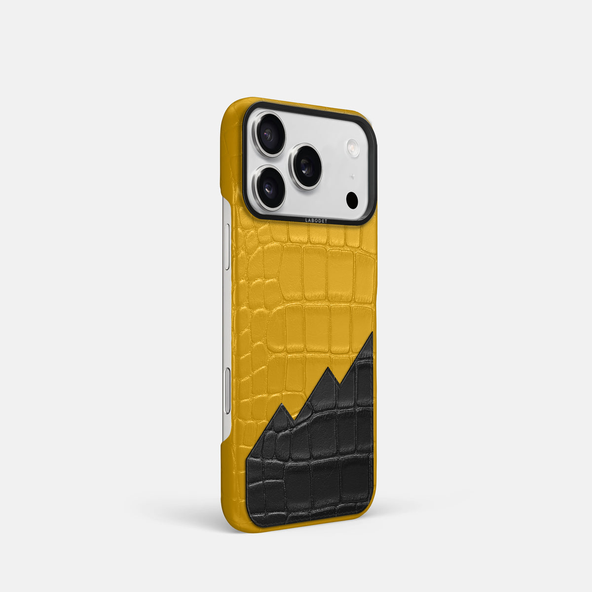 Classic Case With UpOnly For iPhone 17 Pro In Alligator -2 | Yellow-Black