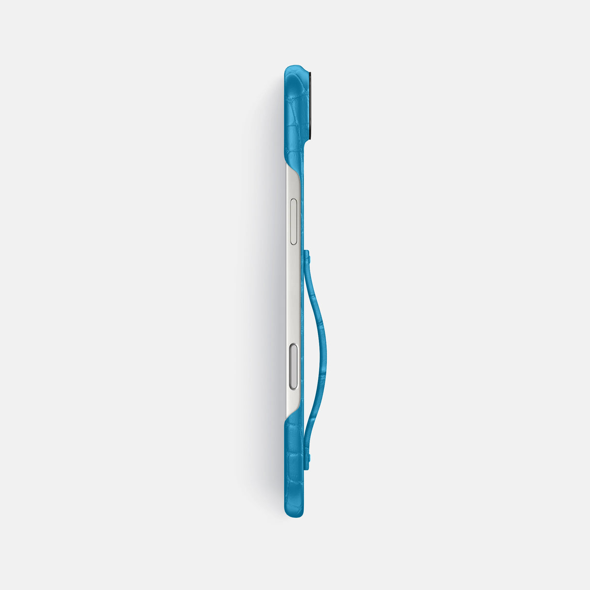 Finger Case For iPhone 17 Air In Alligator -3 | Curaçao-Blue-Black