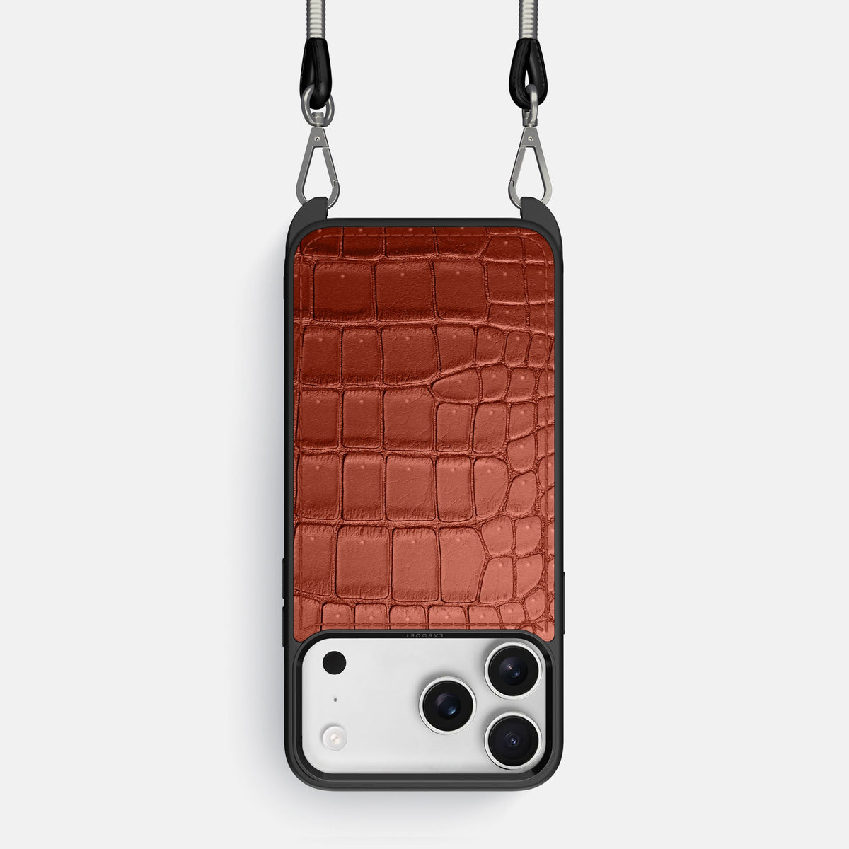 Crossbody Sport Case For iPhone 18 Pro In Porosus Crocodile -1 | Nuts