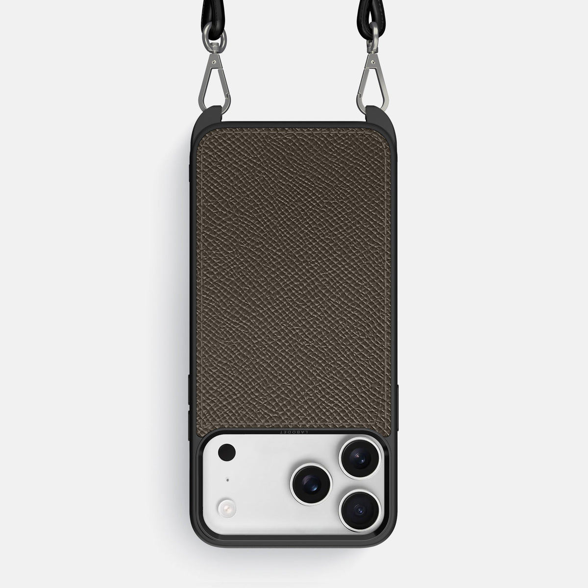 Crossbody Sport Case For iPhone 18 Pro Max In Epsom-Style Calf -1 | Taupe