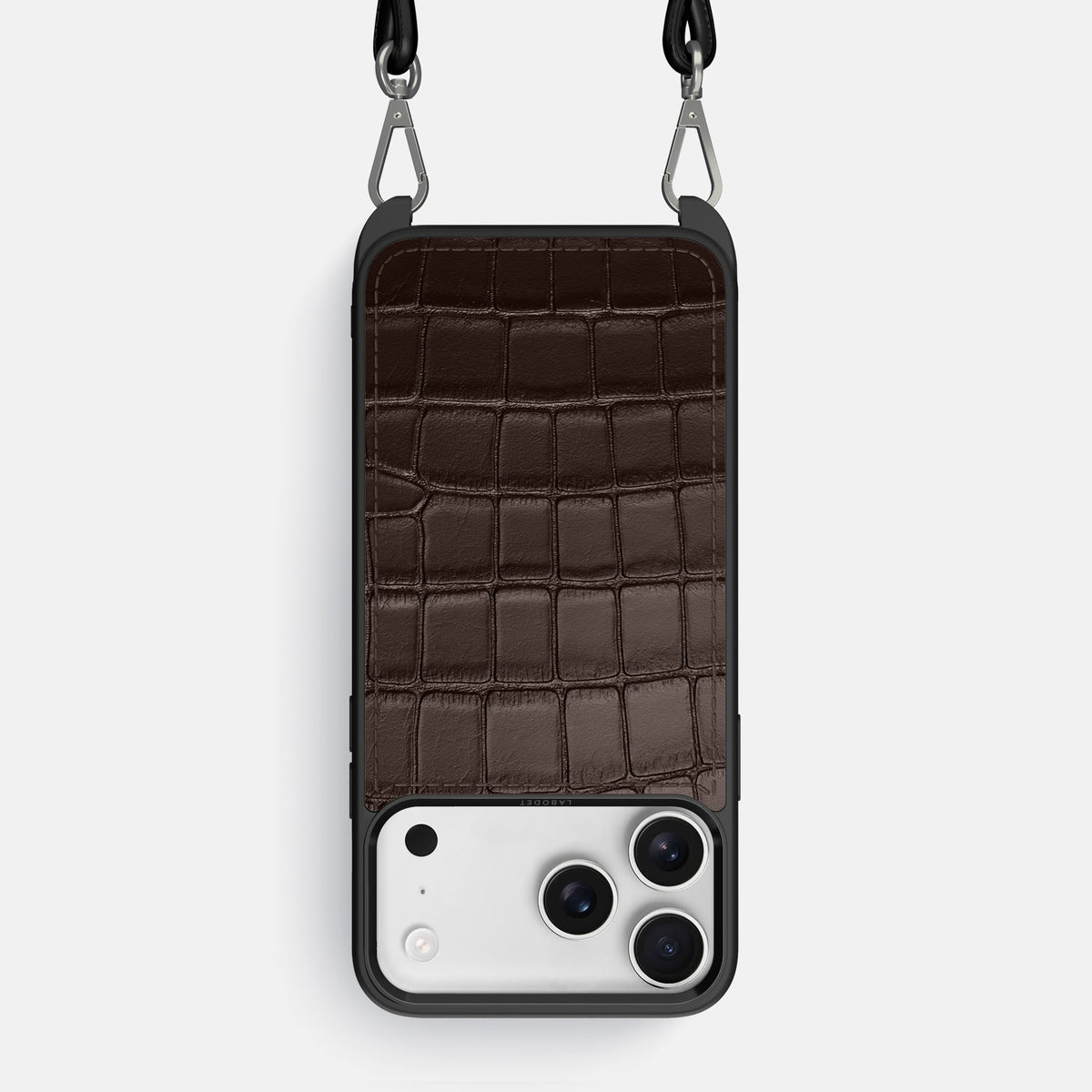 Crossbody Sport Case For iPhone 18 Pro Max In Alligator -1 | Dark-Brown