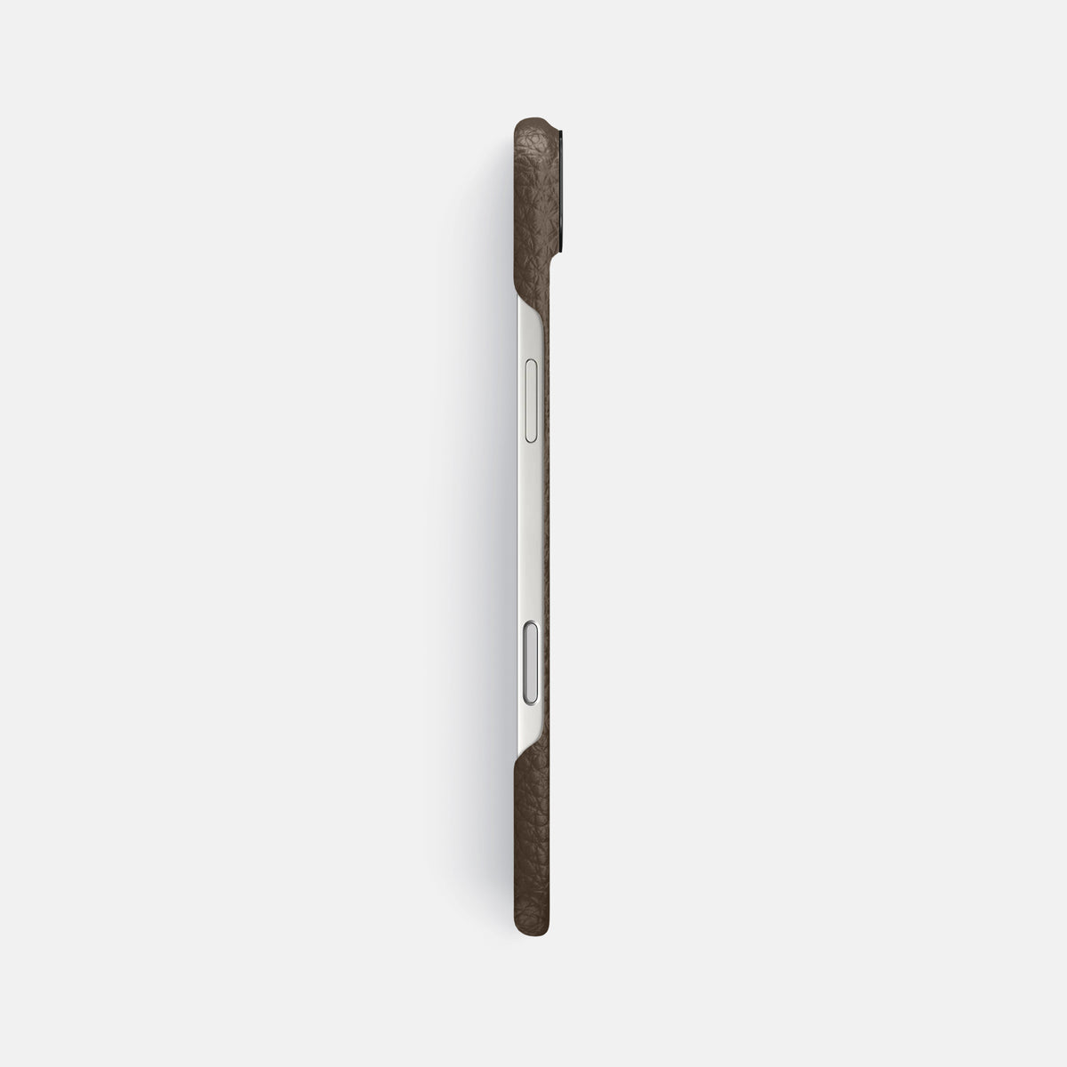 Classic Case For iPhone 17 Air In Calf -3 | Dark-Brown-Black