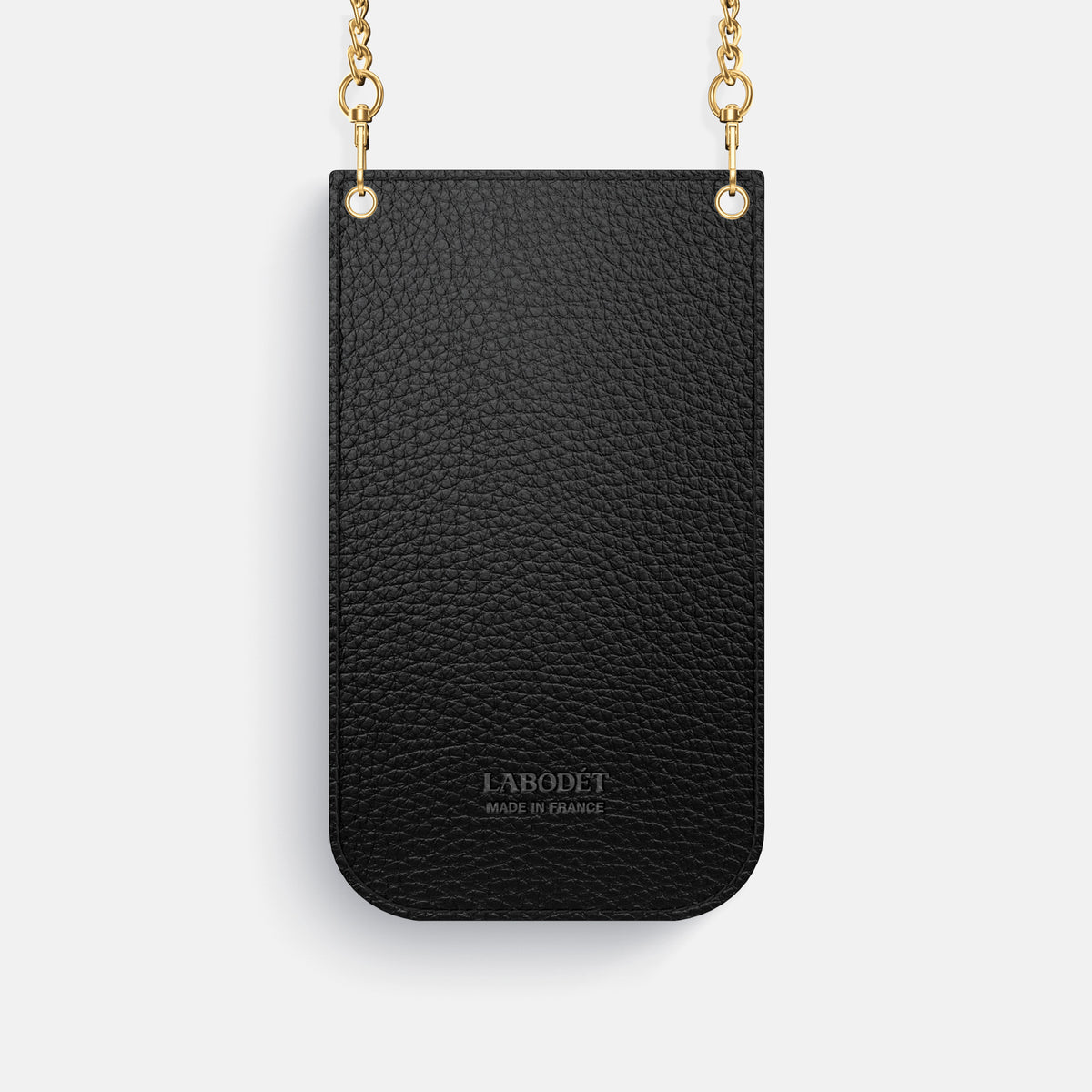 Crossbody Bag For iPhone 17 Pro In Lizard -3 | Black-Gold