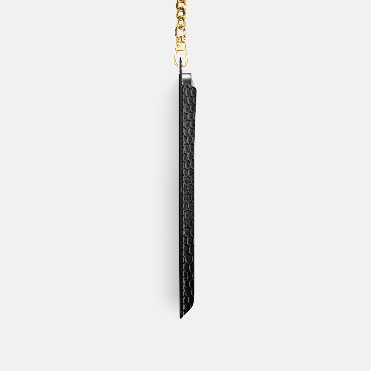 Crossbody Bag For iPhone 18 Pro In Lizard -4 | Black-Gold