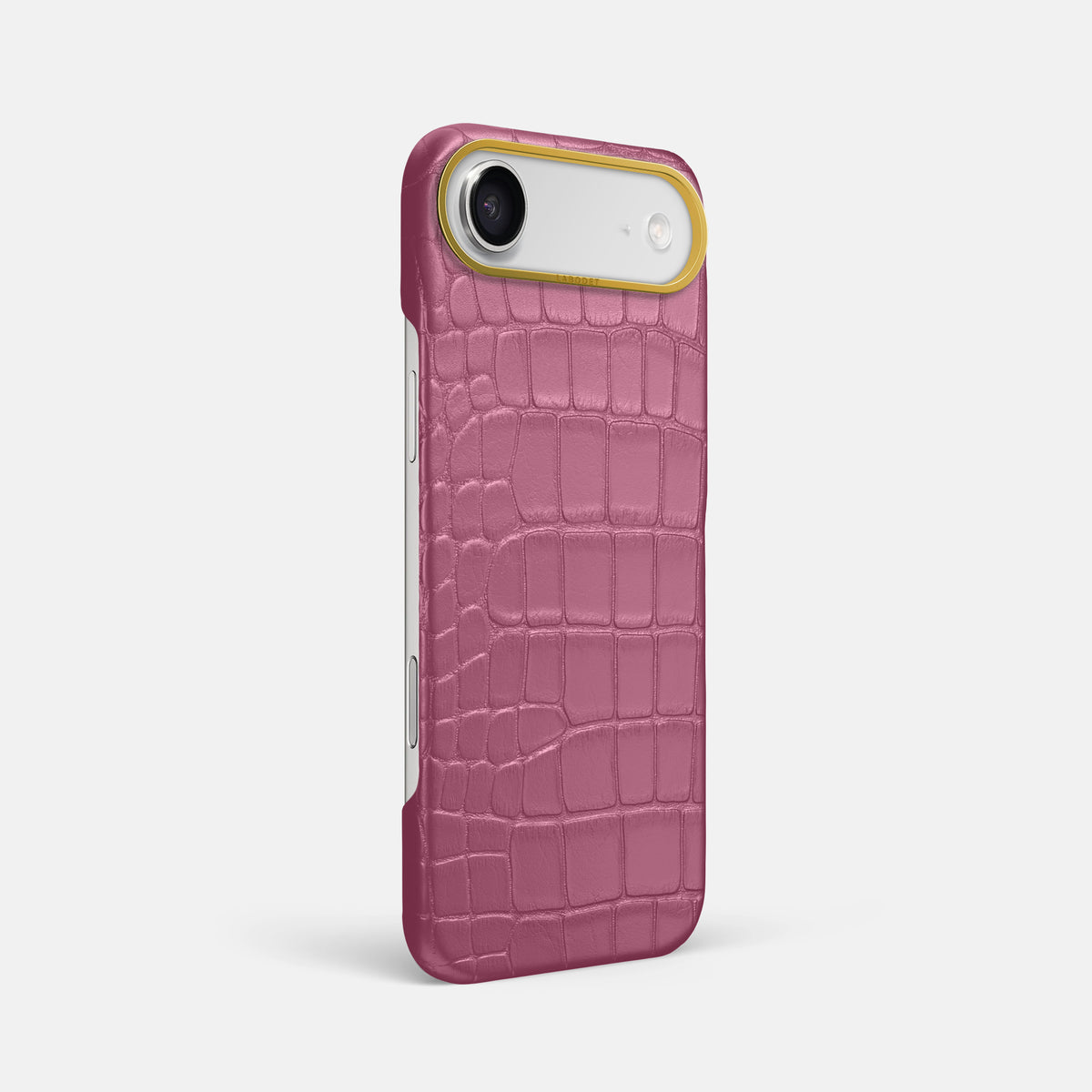 Classic Case For iPhone 17 Air In Alligator -2 | Pink-Lagoon-Gold