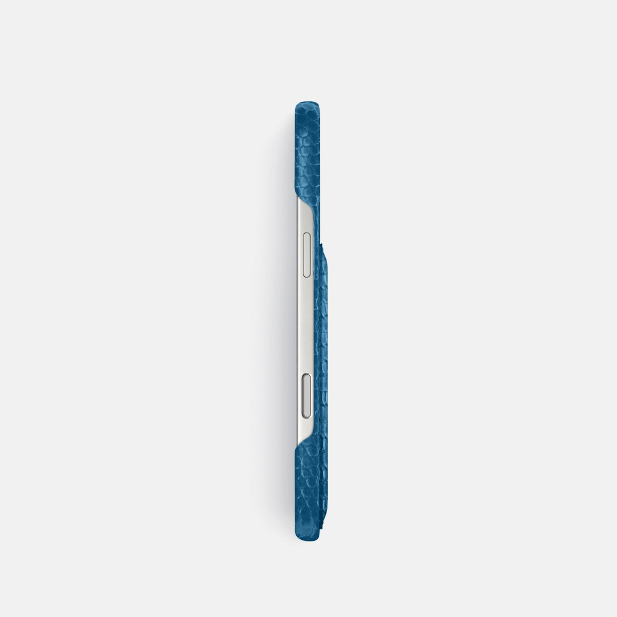 Slim Card Case For iPhone 18 Pro In Lizard -3 | Blue