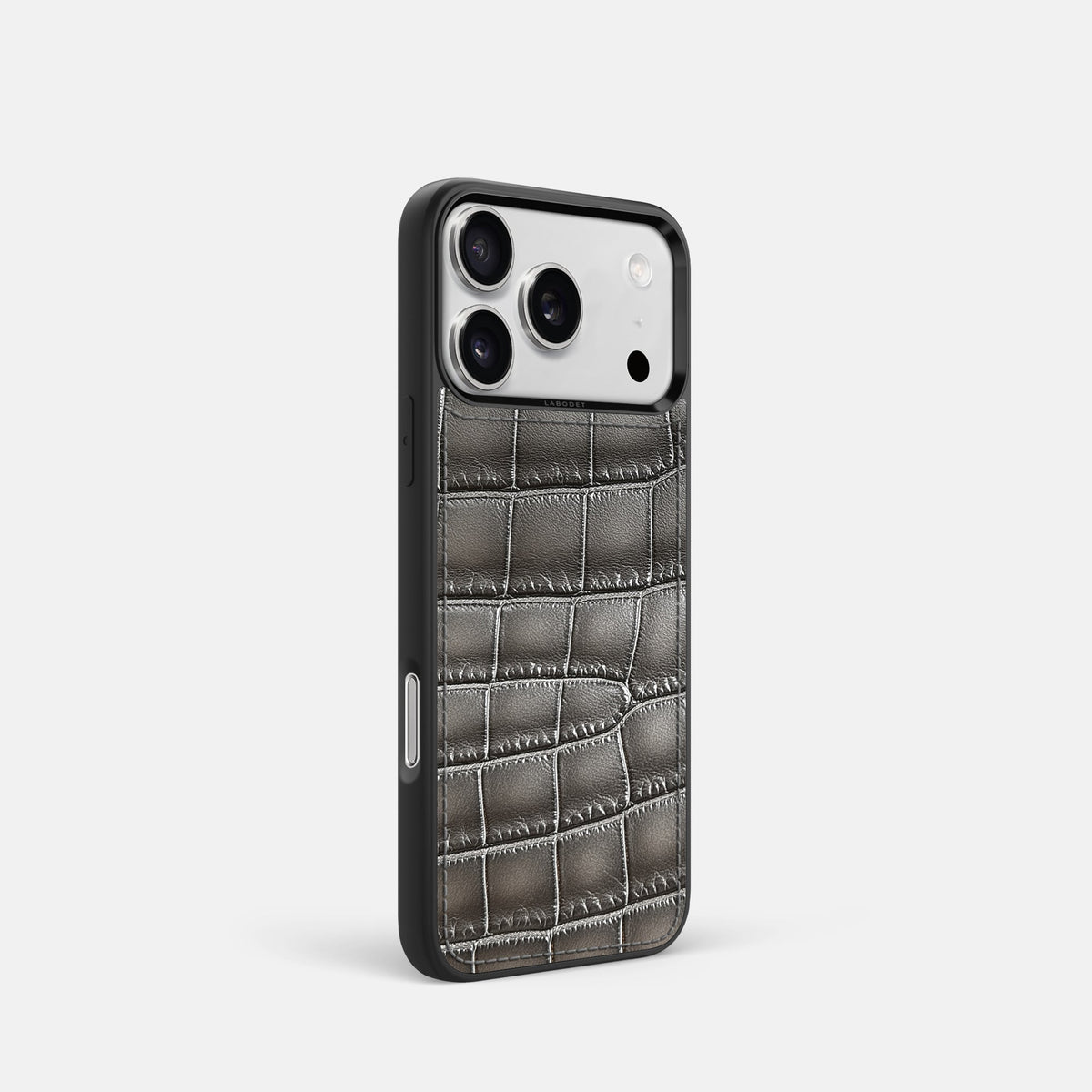 Sport Case For iPhone 18 Pro In Patina Alligator -2 | Grey