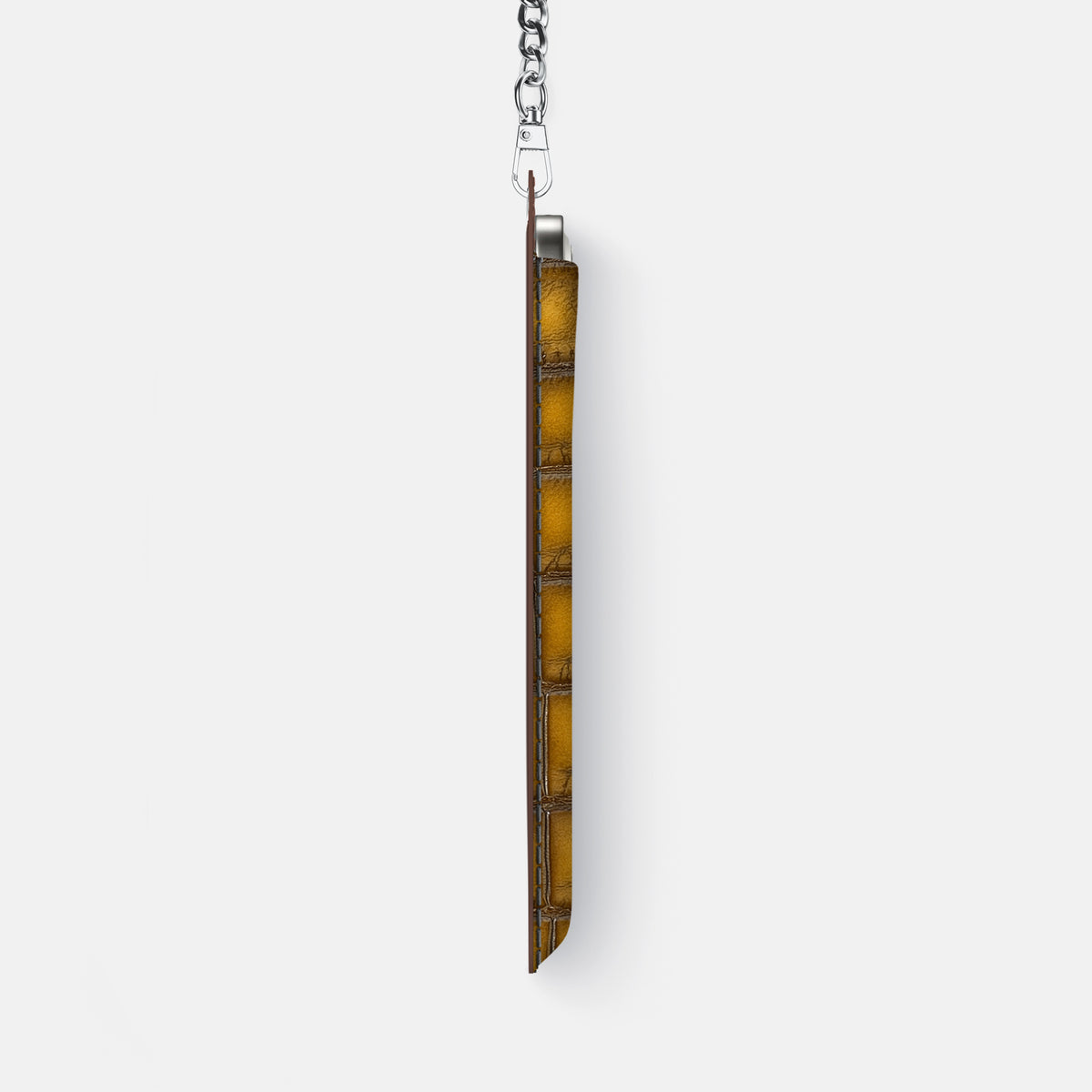 Crossbody Bag For iPhone 17 Air In Patina Alligator -4 | Sydney-Steel