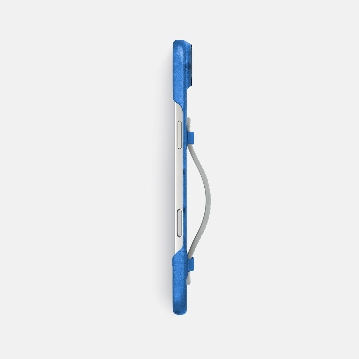 Center Handle Coloré For iPhone 17 Air In Ostrich -2 | Royal-Blue-Black