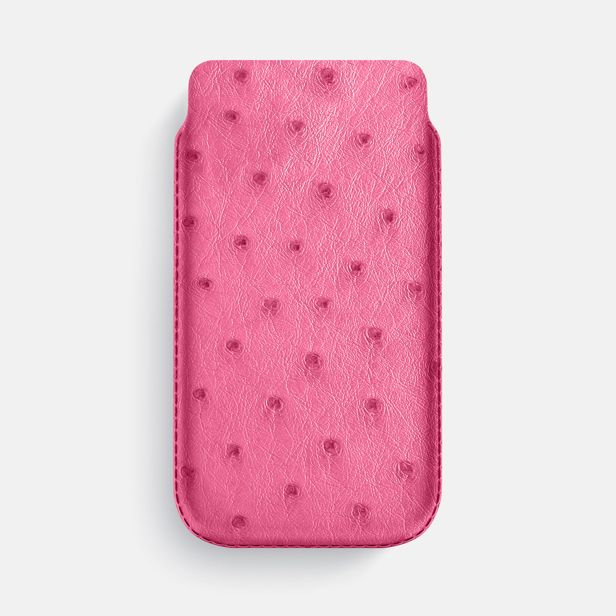 Pouch Case For iPhone 17 Air In Ostrich -1 | Pink