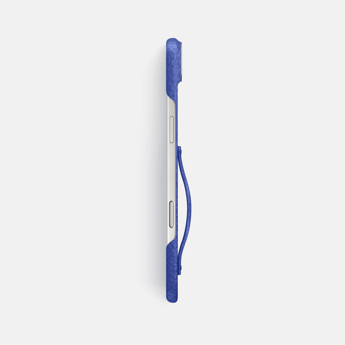 Finger Case For iPhone 17 Air In Calf -3 | Royal-Blue-Steel