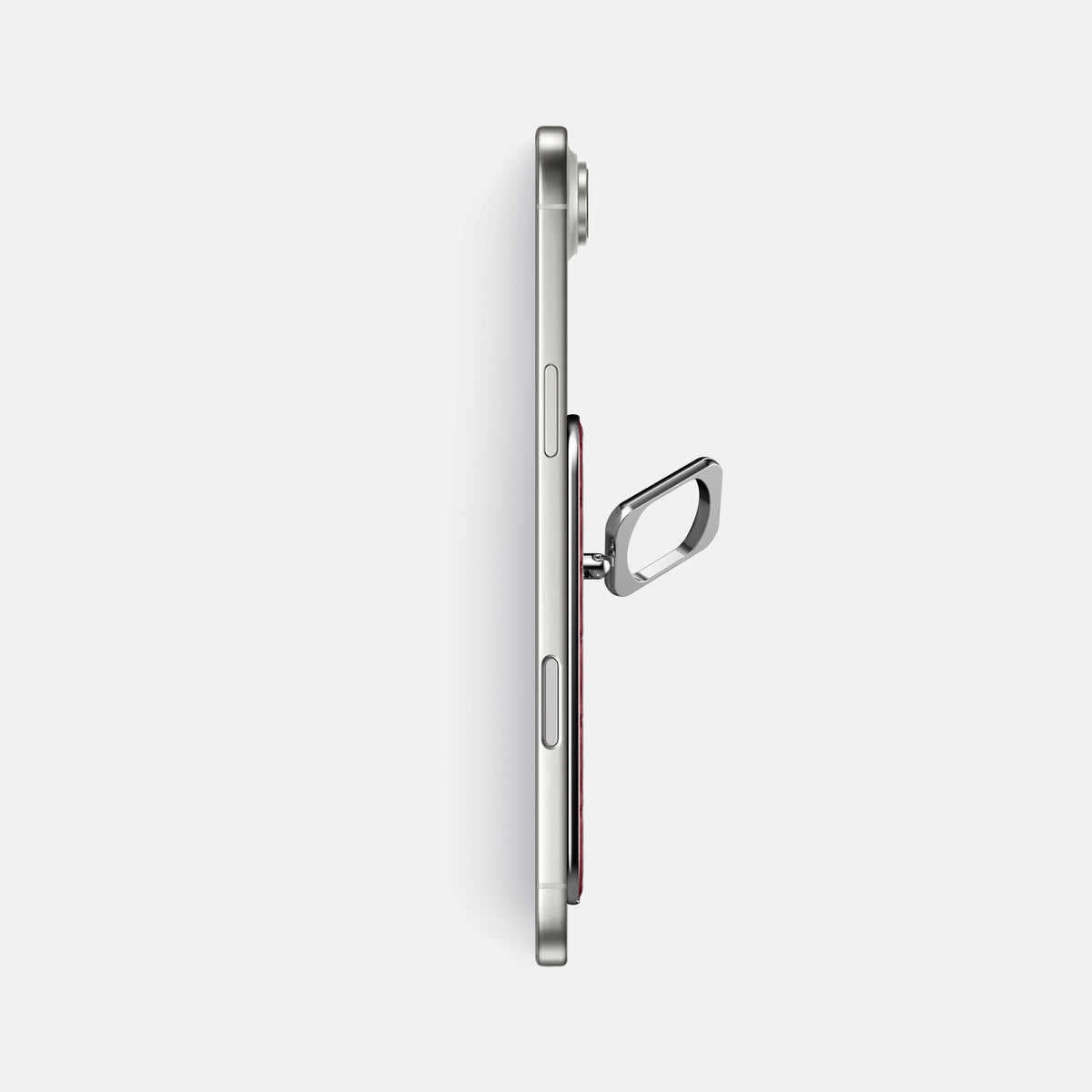 MagSafe Ring For iPhone 17 Air In Alligator -3 | Burgundy-Steel