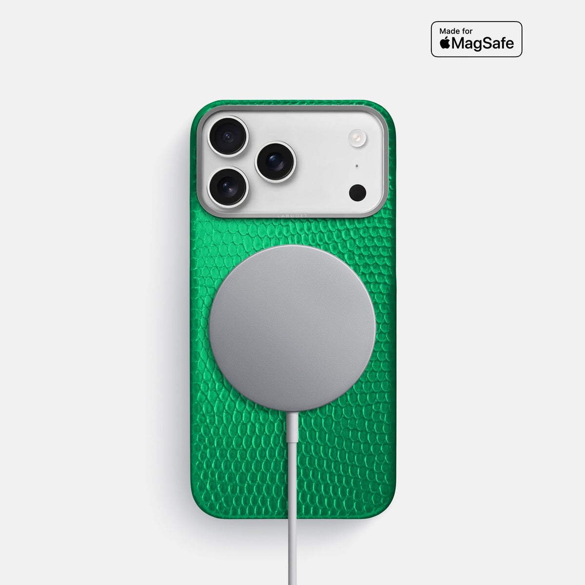 Classic Case For iPhone 18 Pro In Lizard -5 | Apple-Green-Steel