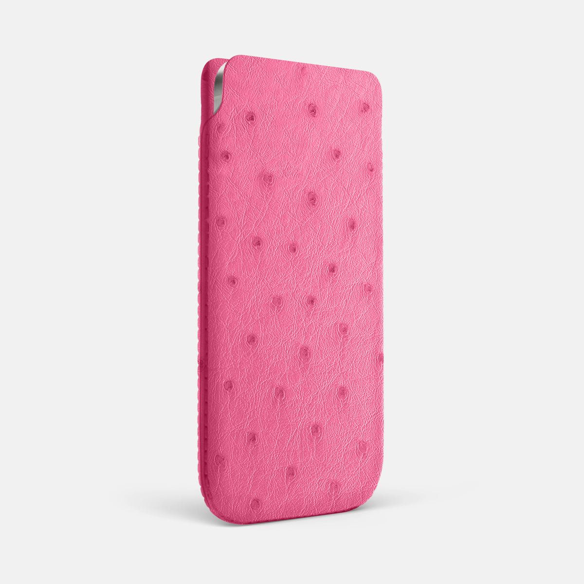 Pouch Case For iPhone 17 Air In Ostrich -2 | Pink