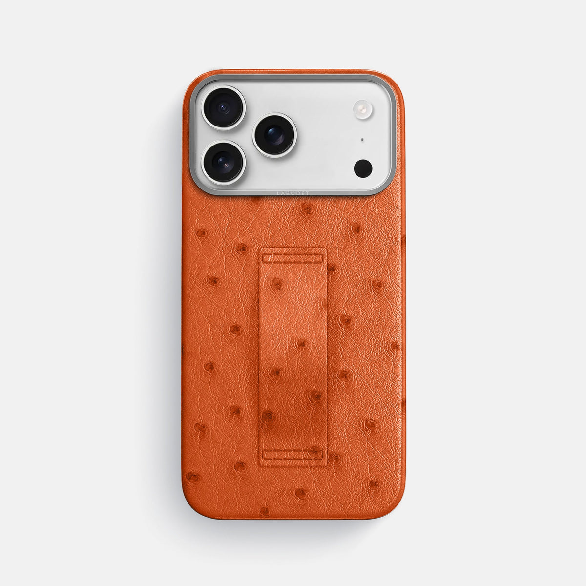 Finger Case For iPhone 18 Pro Max In Ostrich -1 | Orange-Steel
