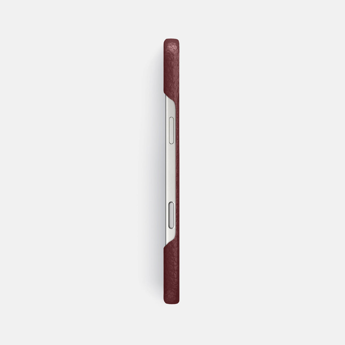 Slim Case For iPhone 18 Pro Max In Calf -3 | Bordeaux