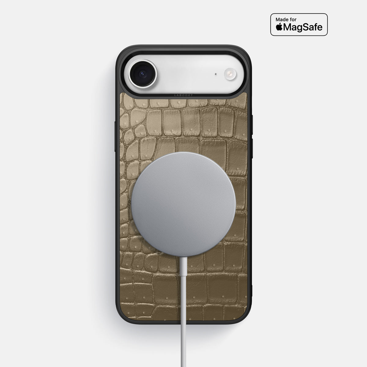 Sport Case For iPhone 17 Air In Porosus Crocodile -5 | Kaki-Green