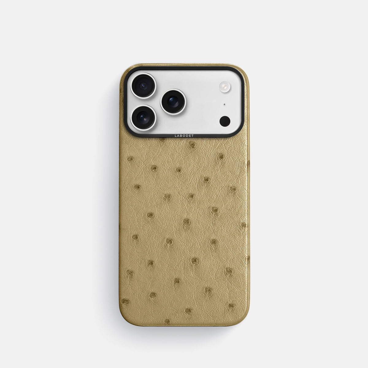 Classic Case For iPhone 18 Pro In Ostrich -1 | Desert-Sand-Black