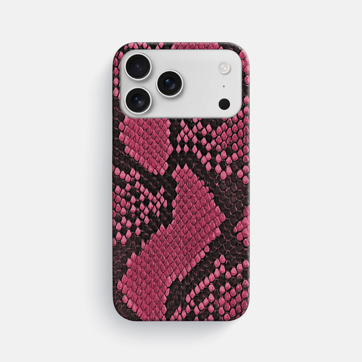 Slim Case For iPhone 17 Pro Max In Deluxe Python -1 | Burgundy