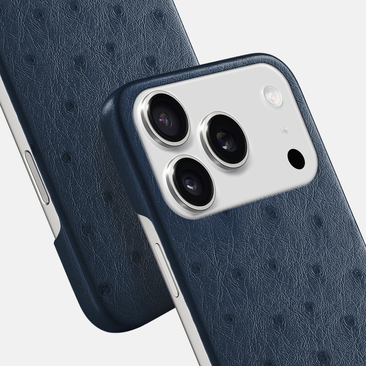 Slim Case For iPhone 17 Pro In Ostrich -6 | Navy-Blue