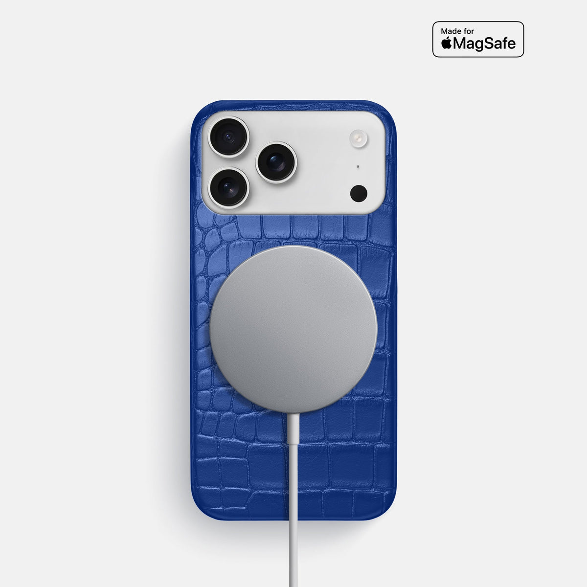 Slim Case For iPhone 18 Pro In Alligator -5 | Royal-Blue