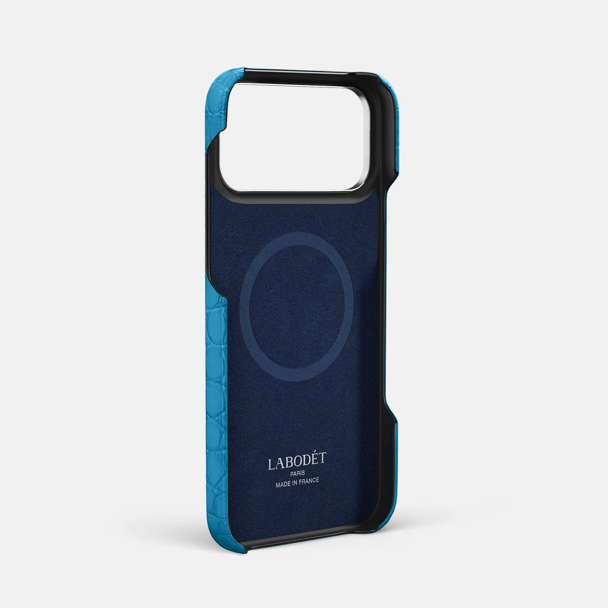 Finger Case For iPhone 17 Pro Max In Alligator -4 | Curaçao-Blue-Steel