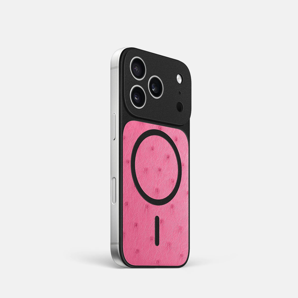 MagSafe Mask For iPhone 18 Pro In Ostrich -2 | Pink