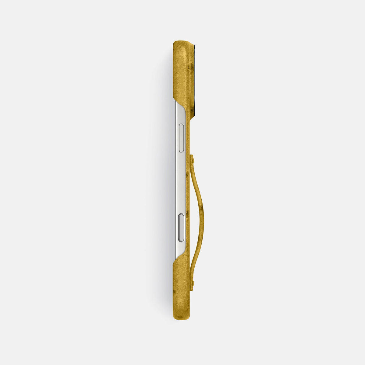 Finger Case For iPhone 18 Pro Max In Ostrich -3 | Gold-Black