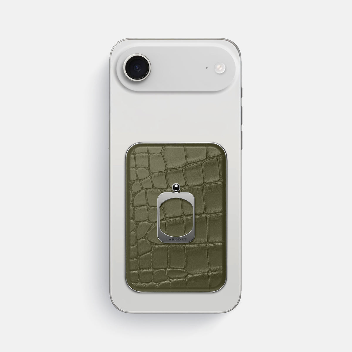 MagSafe Ring For iPhone 17 Air In Alligator -1 | Kaki-Green-Steel