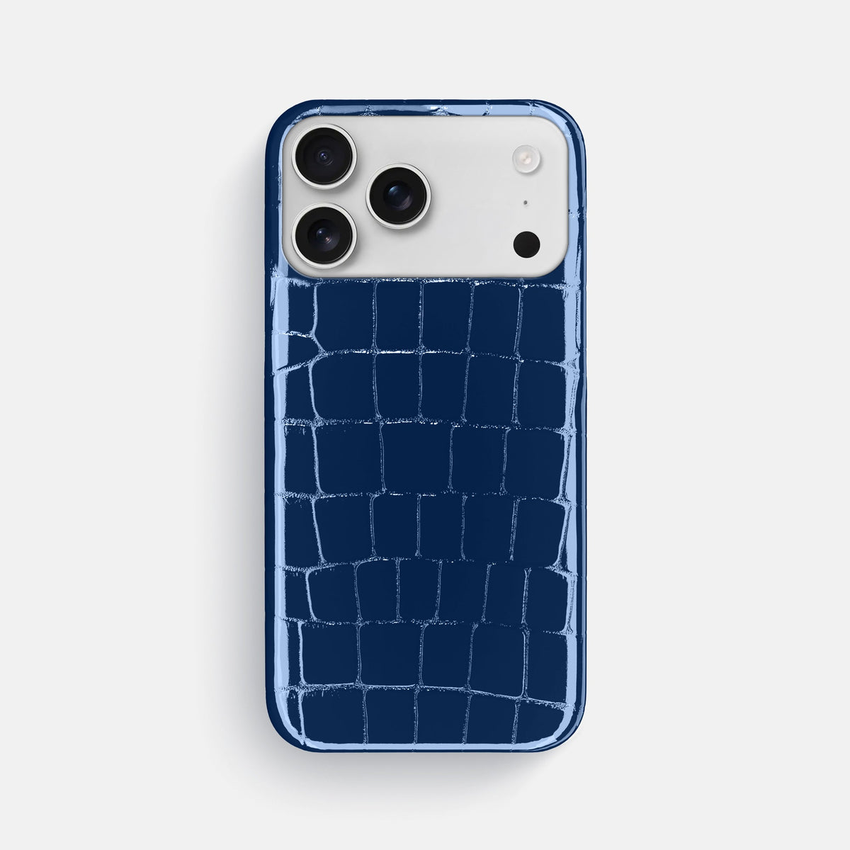 Slim Case For iPhone 18 Pro Max In Shiny Alligator -1 | Mediterranean