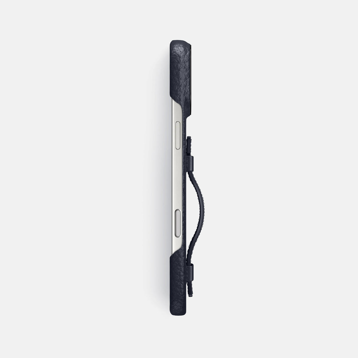 Handle Case For iPhone 18 Pro Max In Calf -3 | Marine-Black