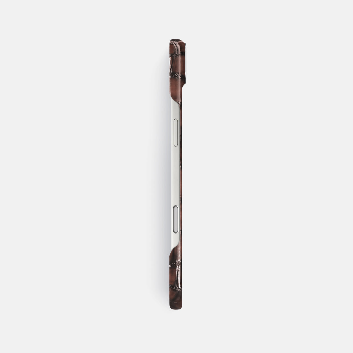 Classic Case For iPhone 17 Air In Patina Alligator -3 | Havana-Brown-Steel
