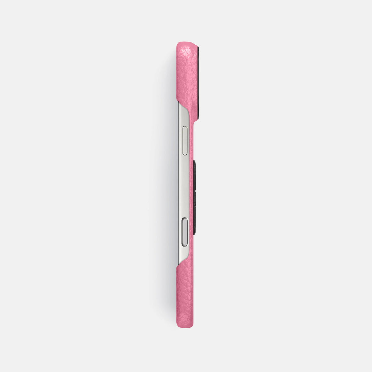 Classic Case With Carbon Skull For iPhone 18 Pro Max In Calf -3 | Pink-Black