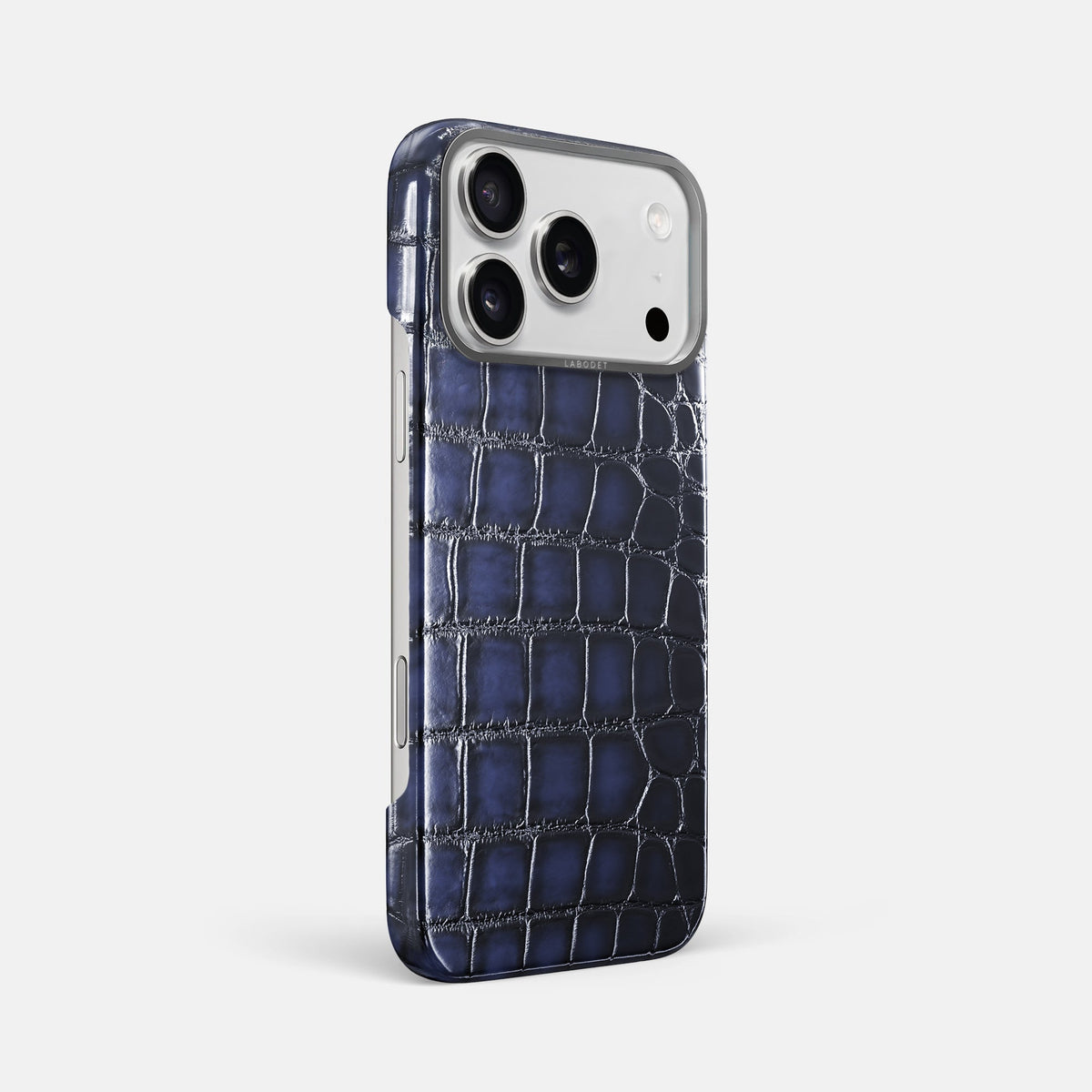 Classic Case For iPhone 18 Pro Max In Patina Alligator -2 | Havana-Blue-Steel