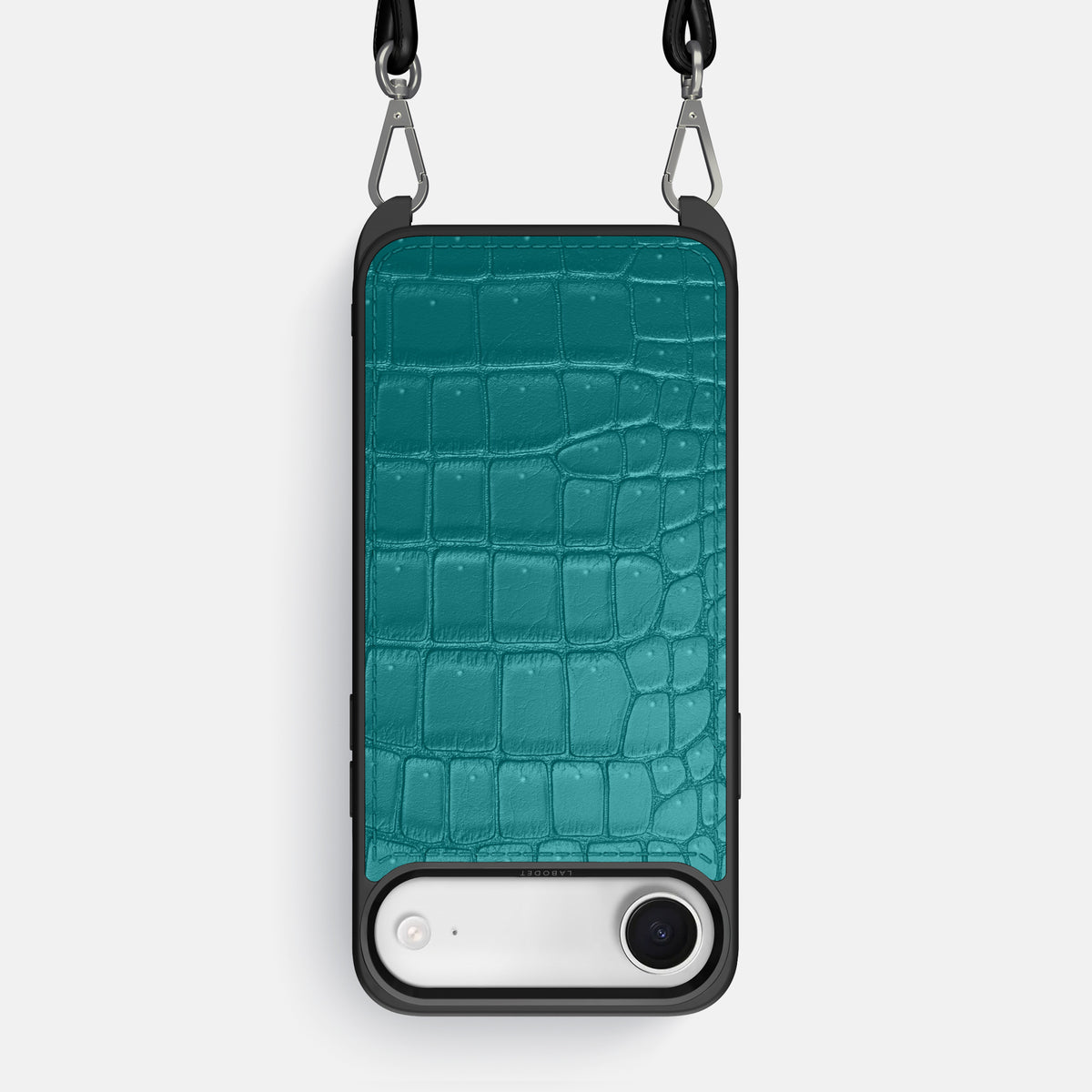 Crossbody Sport Case For iPhone 17 Air In Porosus Crocodile -1 | Celadon