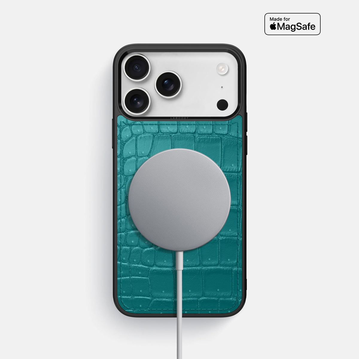 Sport Case For iPhone 18 Pro In Porosus Crocodile -5 | Celadon