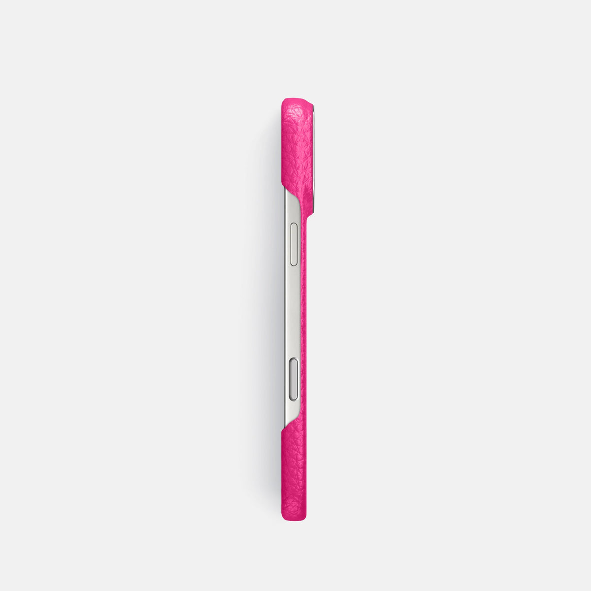 Classic Case For iPhone 18 Pro In Calf -3 | Magenta-Steel